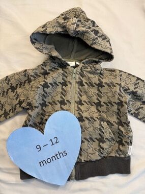 Mexx - full zip hooded jacket. Size 9012 months
